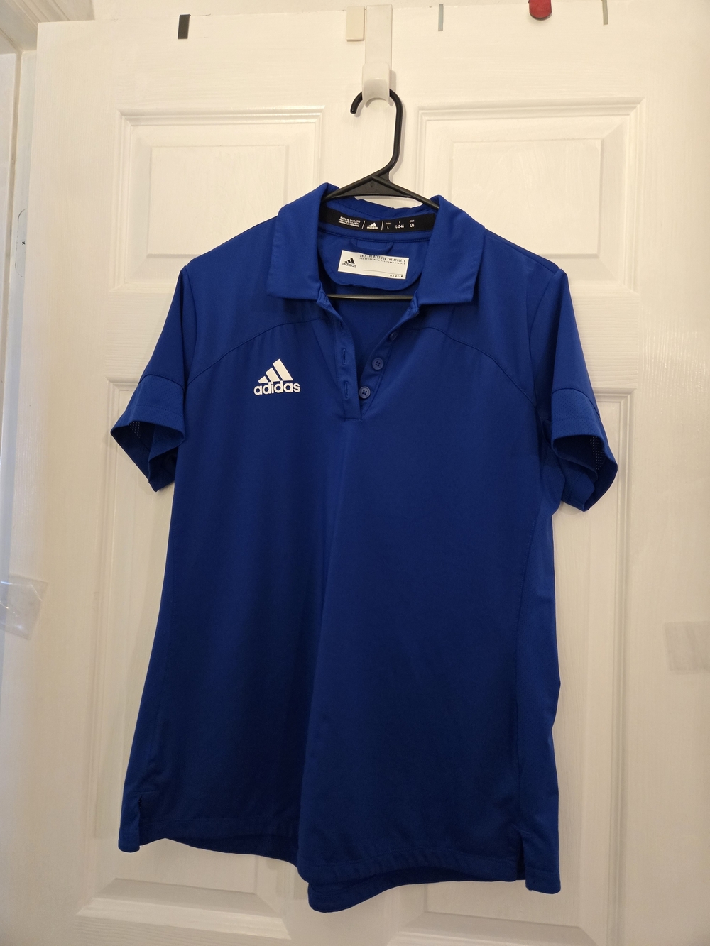 adidas Men’s Blue Athletic Polo with Logo